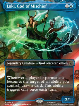 Loki, God of Mischief (Borderless) (MSH-343) - Marvel Super Heroes