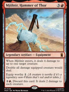 Mjolnir, Hammer of Thor (MSH-146) - Marvel Super Heroes