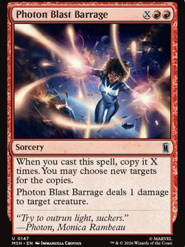 Photon Blast Barrage (MSH-147) - Marvel Super Heroes