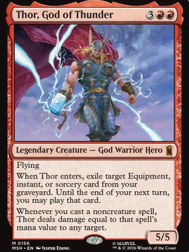 Thor, God of Thunder (MSH-156) - Marvel Super Heroes