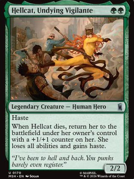 Hellcat, Undying Vigilante (MSH-170) - Marvel Super Heroes