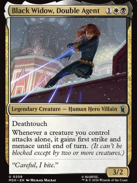 Black Widow, Double Agent (MSH-208) - Marvel Super Heroes