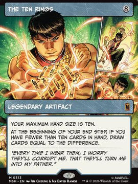The Ten Rings (Borderless) (MSH-313) - Marvel Super Heroes Foil