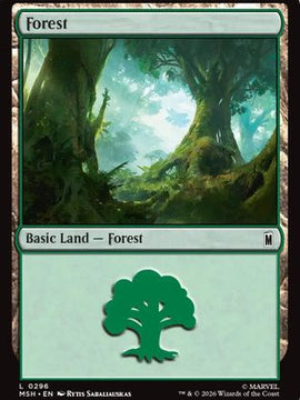 Forest (0296) (MSH-296) - Marvel Super Heroes