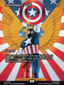 Steelshaper's Gift (Borderless) (MAR-050) - Marvel Universe Eternal-Legal Foil