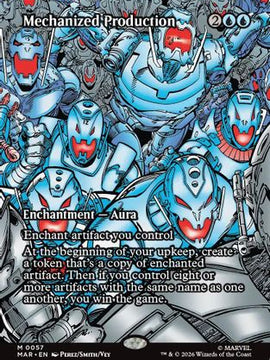 Mechanized Production (Borderless) (MAR-057) - Marvel Universe Eternal-Legal