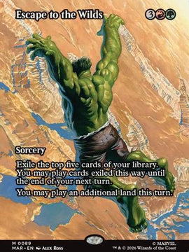 Escape to the Wilds (Borderless) (MAR-089) - Marvel Universe Eternal-Legal Foil