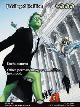Privileged Position (Borderless) (MAR-092) - Marvel Universe Eternal-Legal