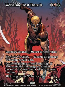 Wolverine, Best There Is (Borderless) (MAR-097) - Marvel Universe Eternal-Legal