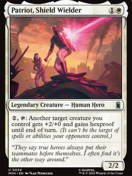 Patriot, Shield Wielder (MSH-030) - Marvel Super Heroes