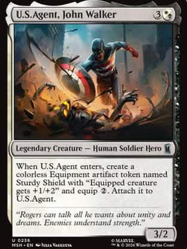 U.S.Agent, John Walker (MSH-236) - Marvel Super Heroes