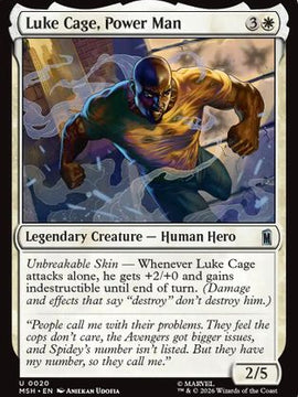 Luke Cage, Power Man (MSH-020) - Marvel Super Heroes