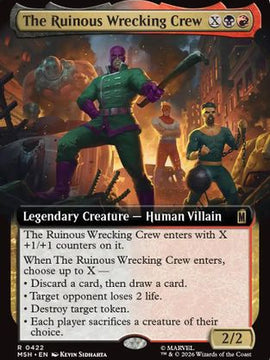 The Ruinous Wrecking Crew (Extended Art) (MSH-422) - Marvel Super Heroes