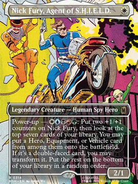 Nick Fury, Agent of S.H.I.E.L.D. (Borderless) (0314) (MSH-314) - Marvel Super Heroes Foil
