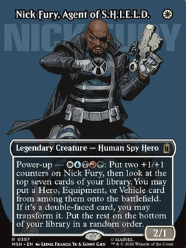 Nick Fury, Agent of S.H.I.E.L.D. (Borderless) (0357) (MSH-357) - Marvel Super Heroes