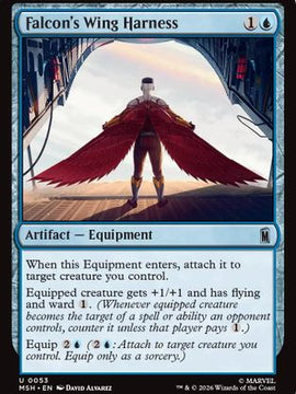Falcon's Wing Harness (MSH-053) - Marvel Super Heroes