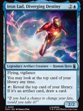 Iron Lad, Diverging Destiny (MSH-059) - Marvel Super Heroes