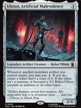 Ultron, Artificial Malevolence (MSH-252) - Marvel Super Heroes