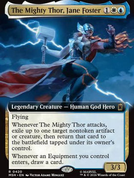 The Mighty Thor, Jane Foster (Extended Art) (MSH-420) - Marvel Super Heroes
