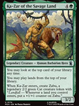 Ka-Zar of the Savage Land (MSH-174) - Marvel Super Heroes