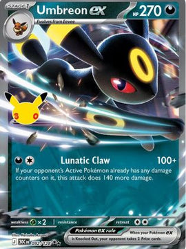 Umbreon ex 92 - ME 30th Celebration Holofoil