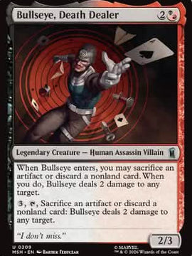 Bullseye, Death Dealer (MSH-209) - Marvel Super Heroes