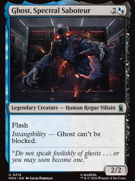 Ghost, Spectral Saboteur (MSH-214) - Marvel Super Heroes