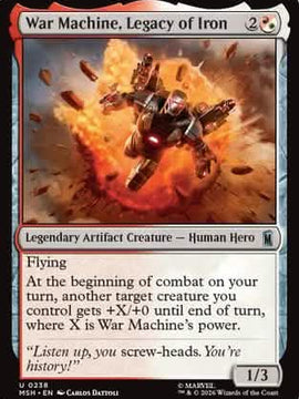 War Machine, Legacy of Iron (MSH-238) - Marvel Super Heroes