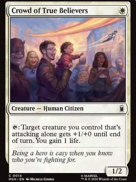 Crowd of True Believers (MSH-014) - Marvel Super Heroes