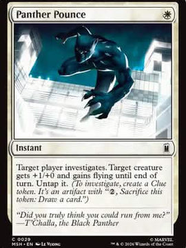 Panther Pounce (MSH-029) - Marvel Super Heroes
