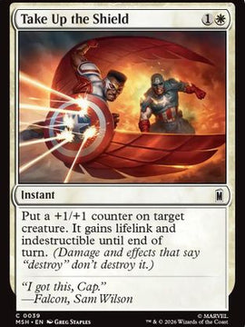 Take Up the Shield (MSH-039) - Marvel Super Heroes