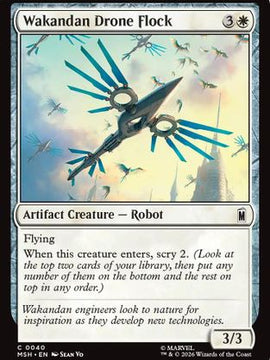 Wakandan Drone Flock (MSH-040) - Marvel Super Heroes