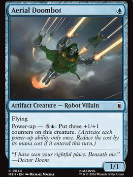 Aerial Doombot (MSH-043) - Marvel Super Heroes