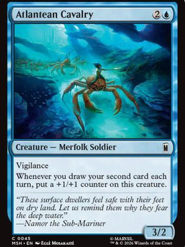 Atlantean Cavalry (MSH-045) - Marvel Super Heroes