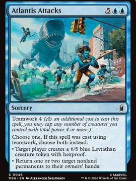 Atlantis Attacks (MSH-046) - Marvel Super Heroes
