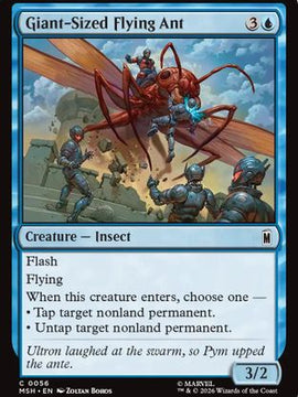 Giant-Sized Flying Ant (MSH-056) - Marvel Super Heroes