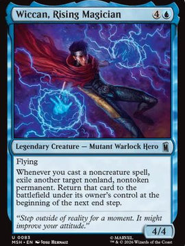 Wiccan, Rising Magician (MSH-083) - Marvel Super Heroes
