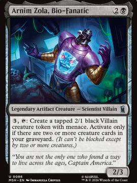 Arnim Zola, Bio-Fanatic (MSH-086) - Marvel Super Heroes