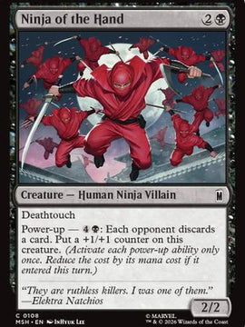 Ninja of the Hand (MSH-108) - Marvel Super Heroes