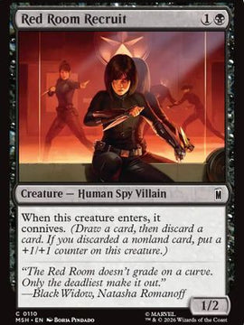 Red Room Recruit (MSH-110) - Marvel Super Heroes