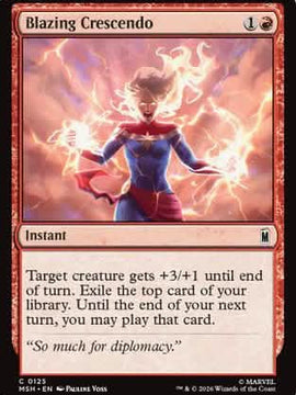 Blazing Crescendo (MSH-125) - Marvel Super Heroes