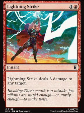 Lightning Strike (MSH-142) - Marvel Super Heroes