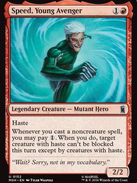 Speed, Young Avenger (MSH-152) - Marvel Super Heroes
