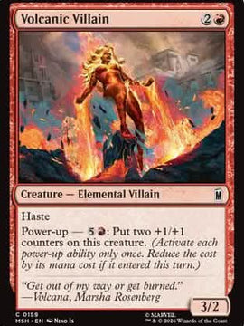 Volcanic Villain (MSH-159) - Marvel Super Heroes