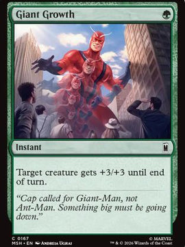 Giant Growth (MSH-167) - Marvel Super Heroes