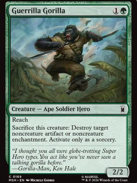 Guerrilla Gorilla (MSH-169) - Marvel Super Heroes