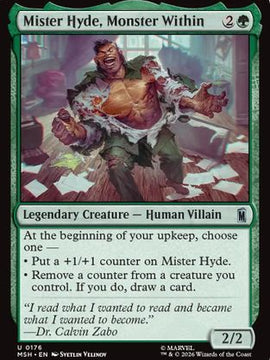 Mister Hyde, Monster Within (MSH-176) - Marvel Super Heroes