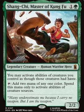 Shang-Chi, Master of Kung Fu (MSH-187) - Marvel Super Heroes Foil