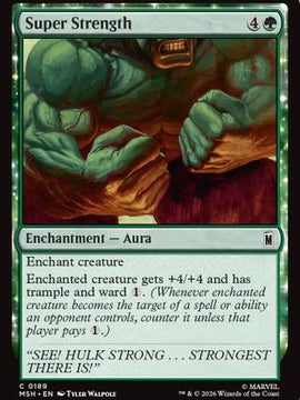 Super Strength (MSH-189) - Marvel Super Heroes