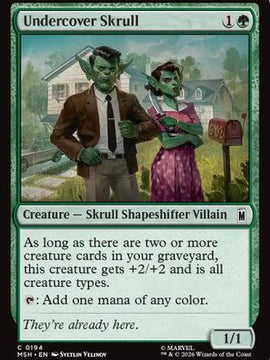 Undercover Skrull (MSH-194) - Marvel Super Heroes